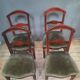 Set of four nineteenth century chairs
