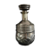 Carafe en verre fumé gravé