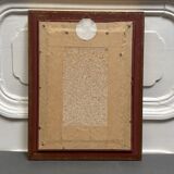 Oil on canvas still life with flowers by M. Brochard 20th century