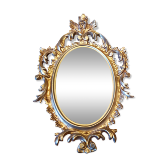 Old resin mirror