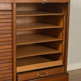 Unique Art Deco roll-top cabinet from the 1930s