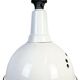 Large Industrial British White Enamel Pendant Lamp from Benjamin, 1960s