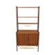 Commode-bibliothèque scandinave en teck, Suède, 1950