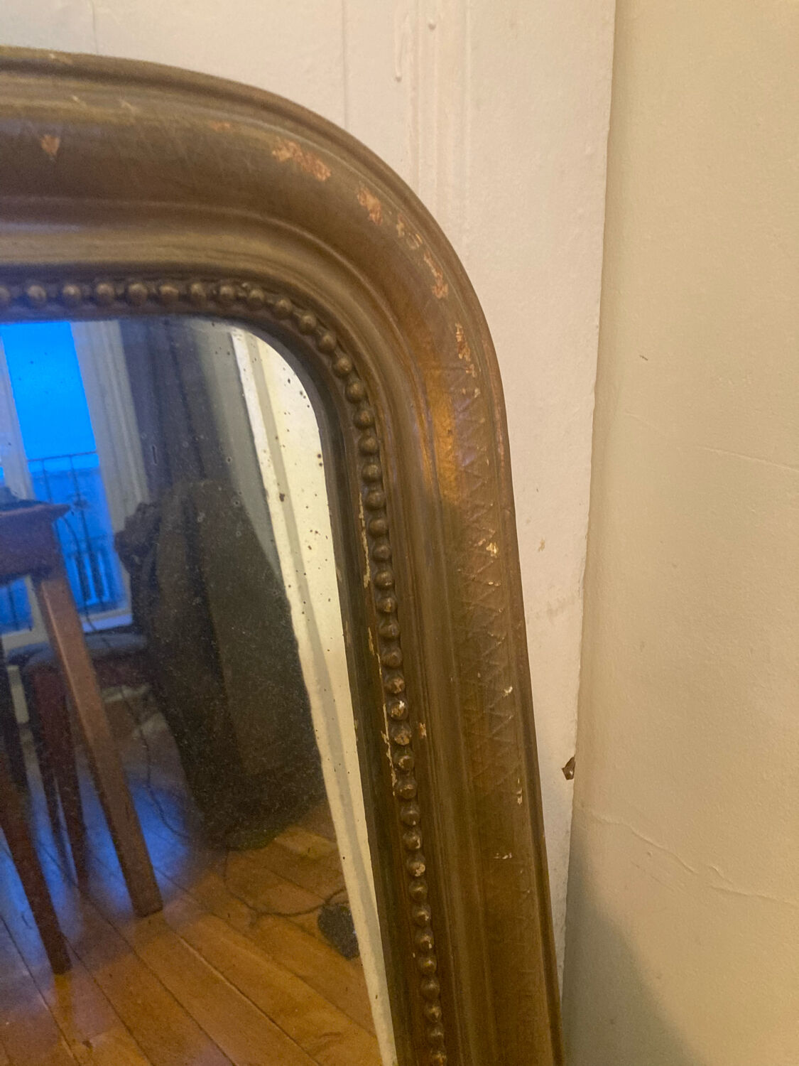 Golden mirror 54x70cm