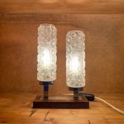 Lampe double vintage mid century
