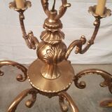 Old bronze chandelier