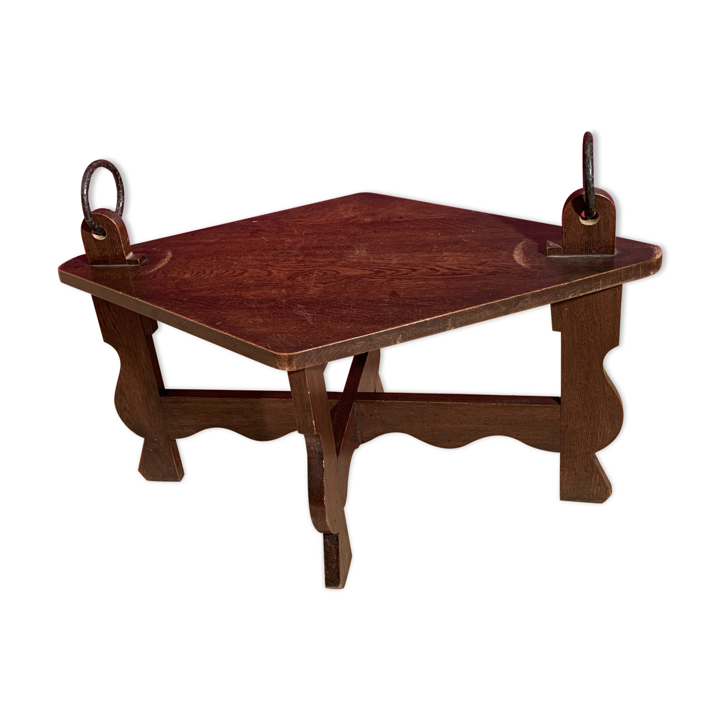 Modernist oak coffee table