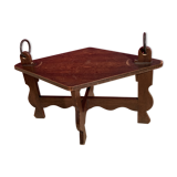Table basse chêne moderniste