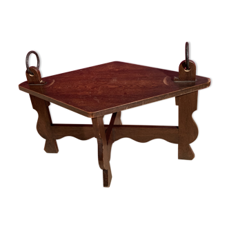 Table basse chêne moderniste