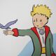 Antoine de Saint-Exupéry : Le Petit Prince et l'oiseau - Lithographie