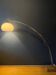 Vintage space age arc floor lamp in style of Guzzini