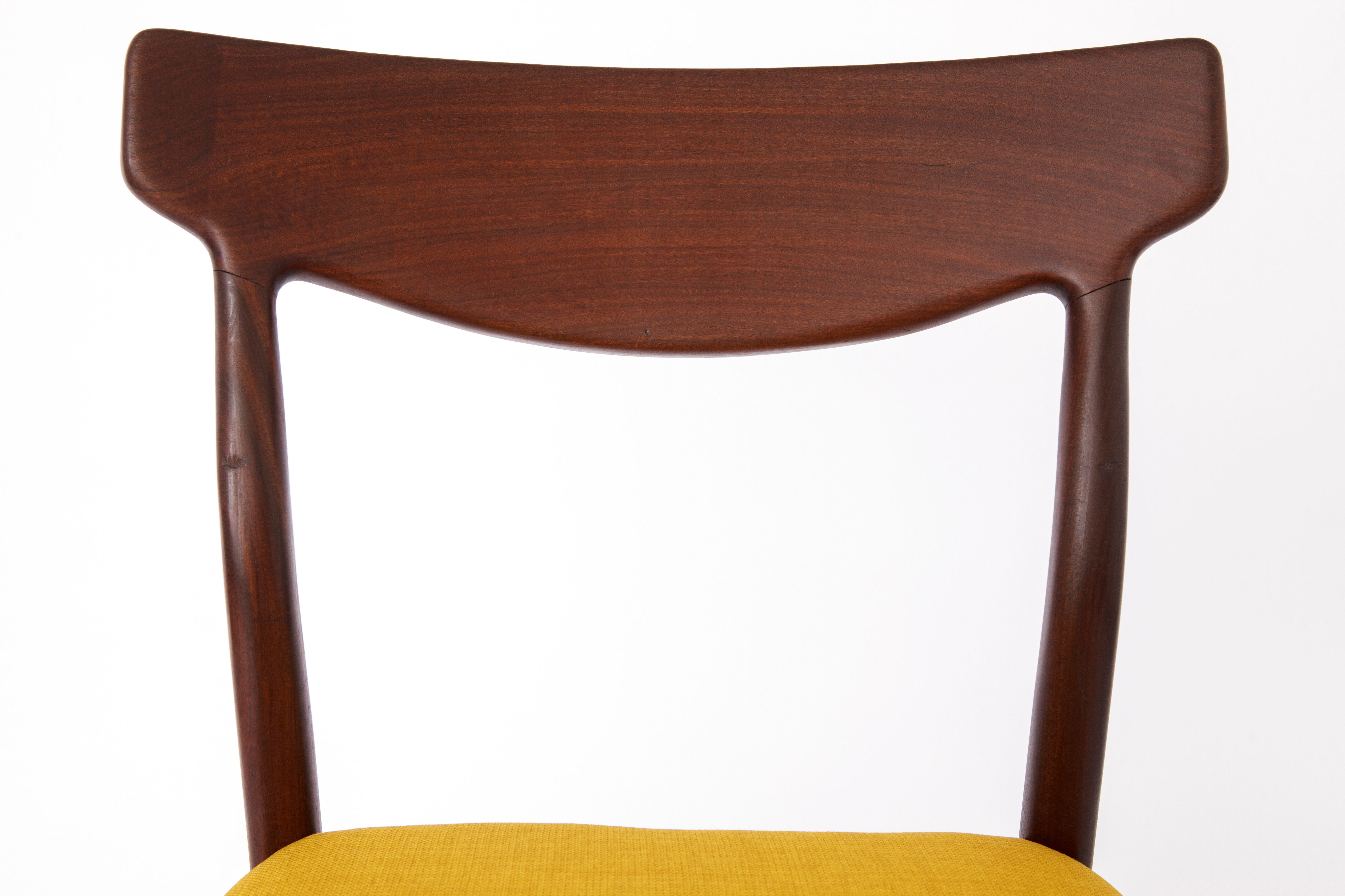 Midcentury Teak Desk Chair Lübke 1960s Vintage