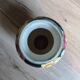 Vintage Ceramic Vase Arte Veneziana, Hand-Painted Flower Decor