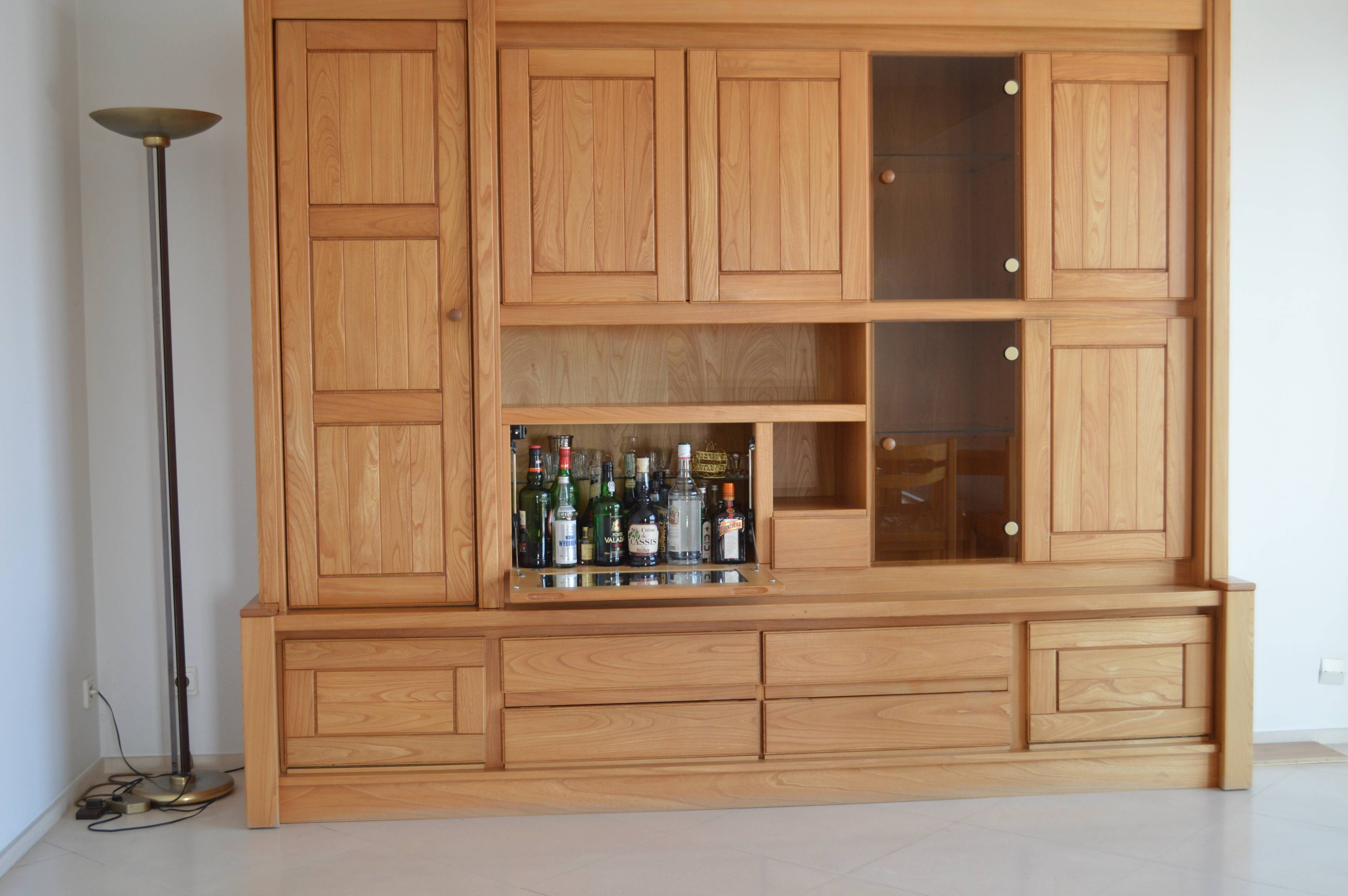 Solid elm living room furniture