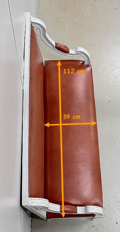 Beech children's bench, Louis XVI style, Early 20th century