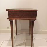 Bedside vintage nightstand compass legs drawer Stella