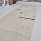 Vintage Decorative Hemp Kilim Runner sku3832