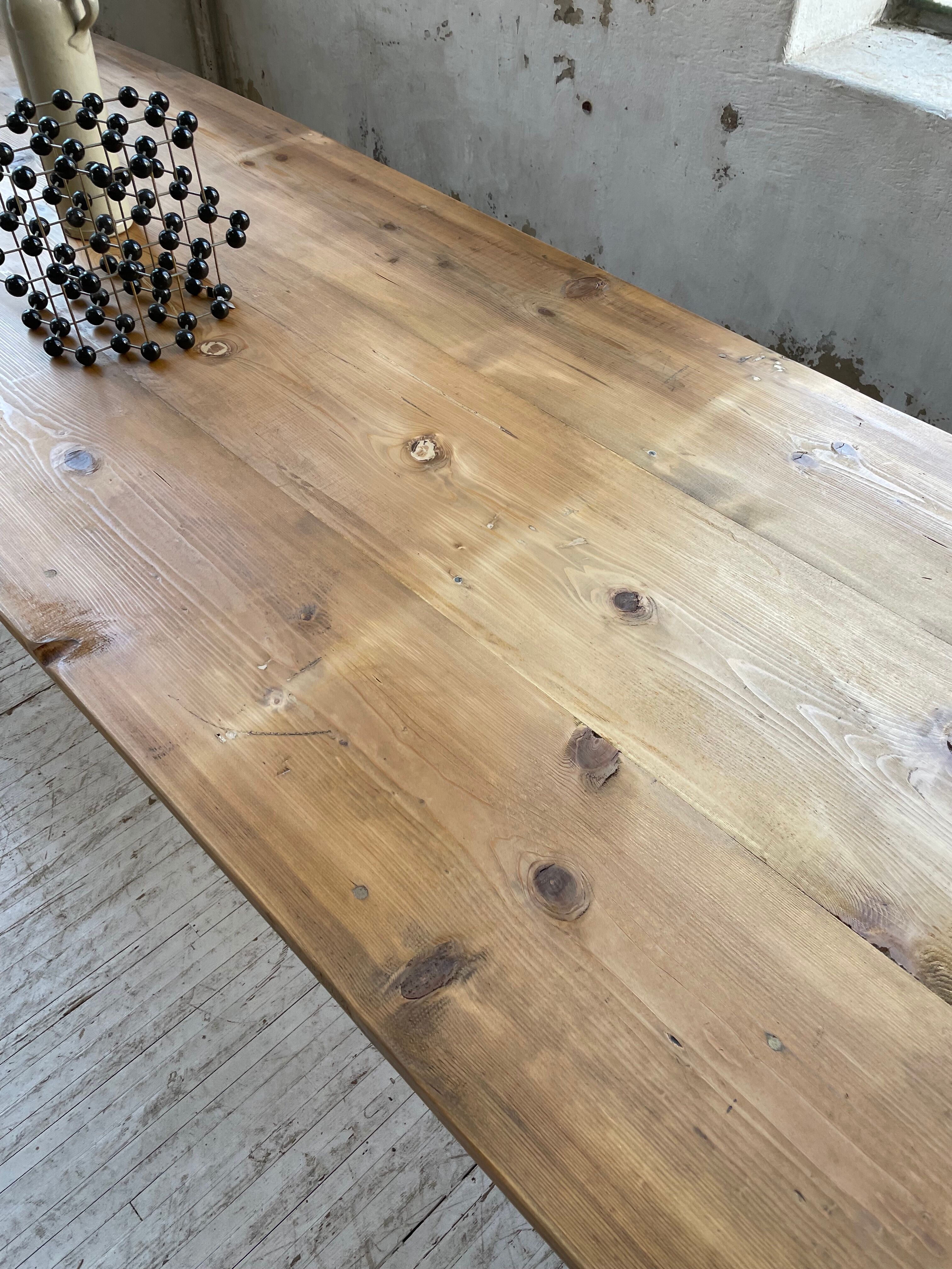 Farmhouse table beech pine XL 4m