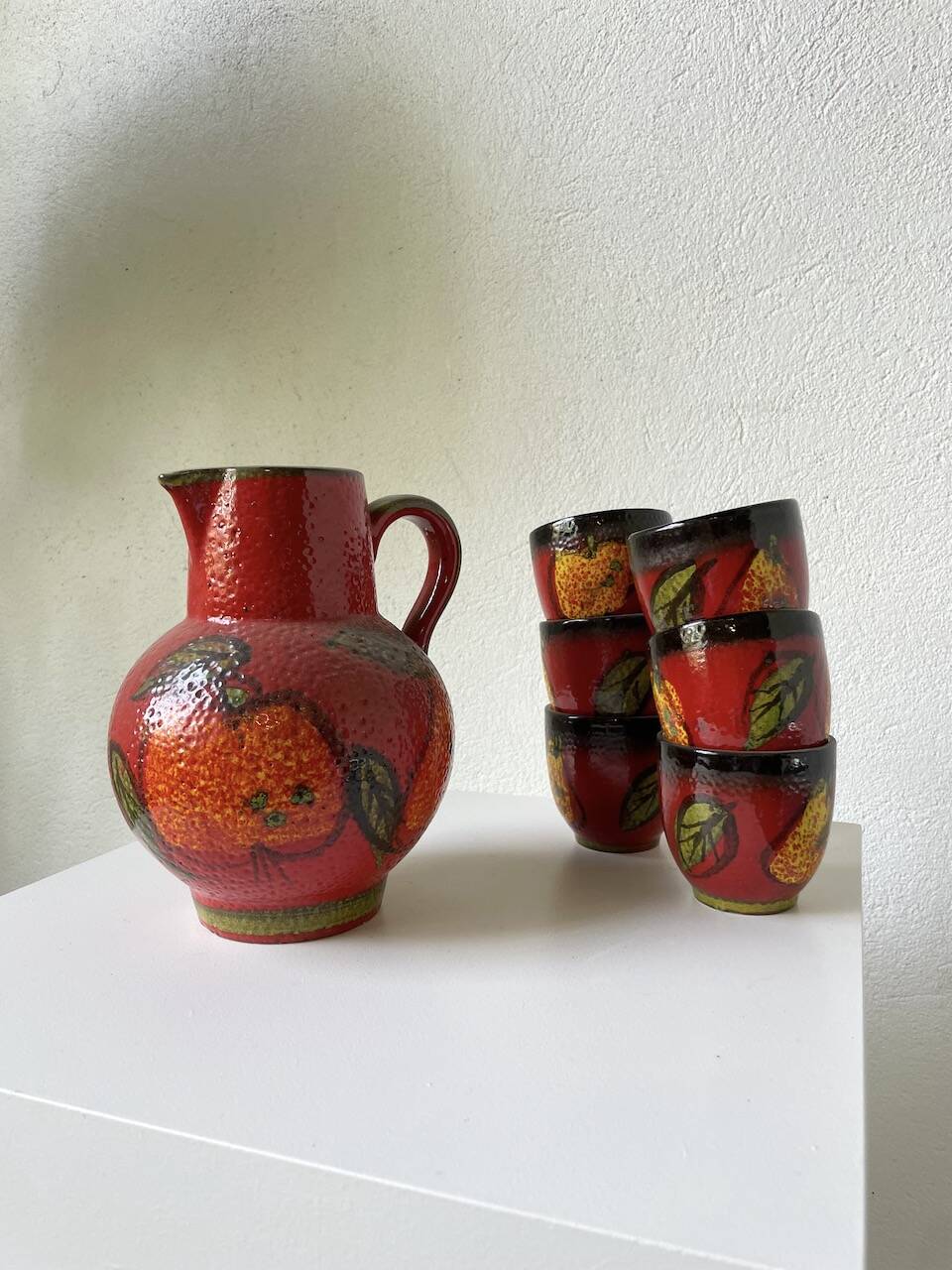 Scheurich German ceramic lemonade set