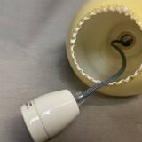 Yellow opaline pear hanging lamp
