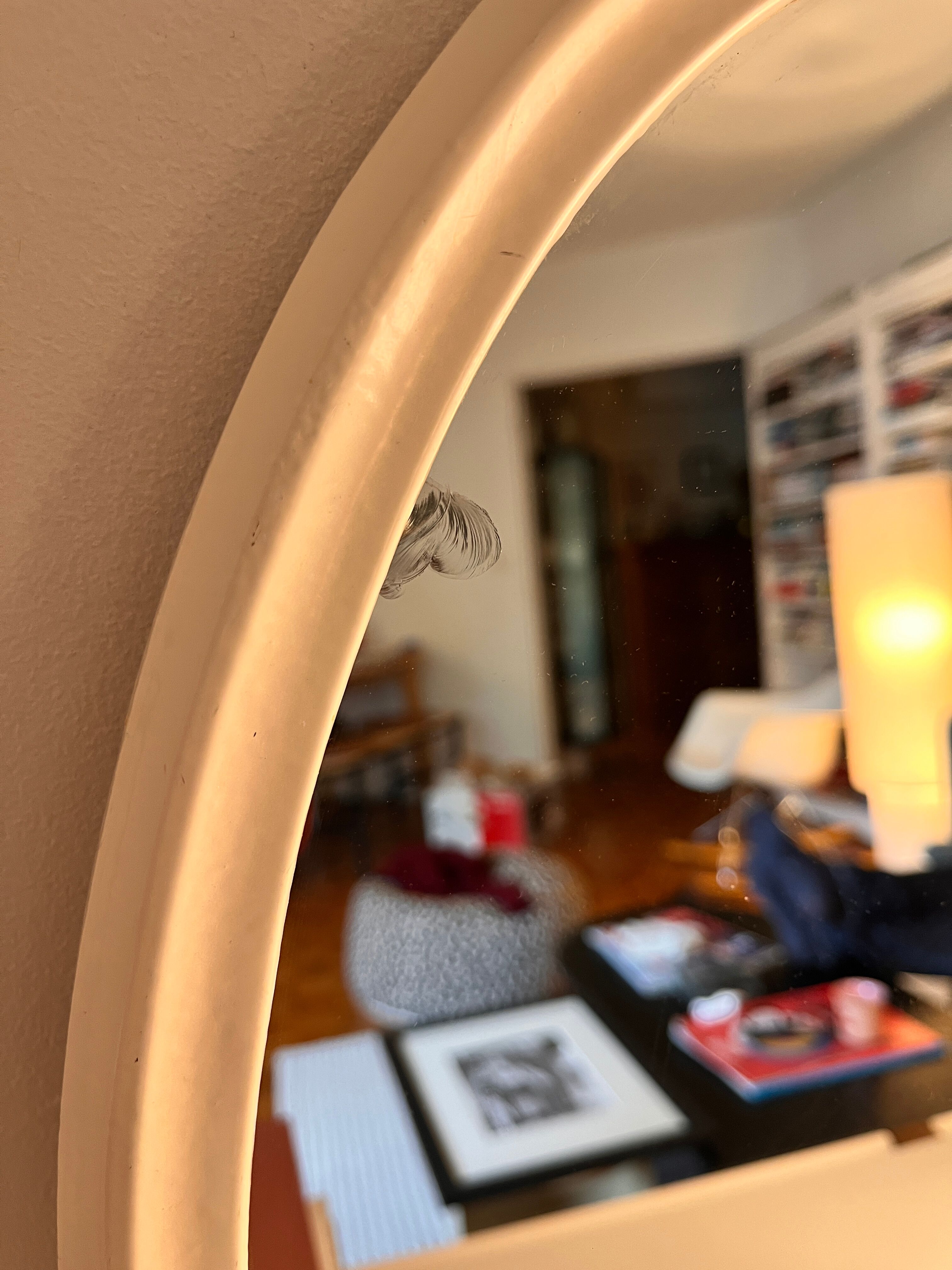 Cast iron mirror
