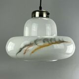 60s 70s lamp light hanging lamp glass ceiling lamp Space Age Design 60s