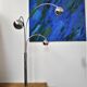 Floor lamp "Lily of the valley" in chromed metal by G. Reggiani 70s