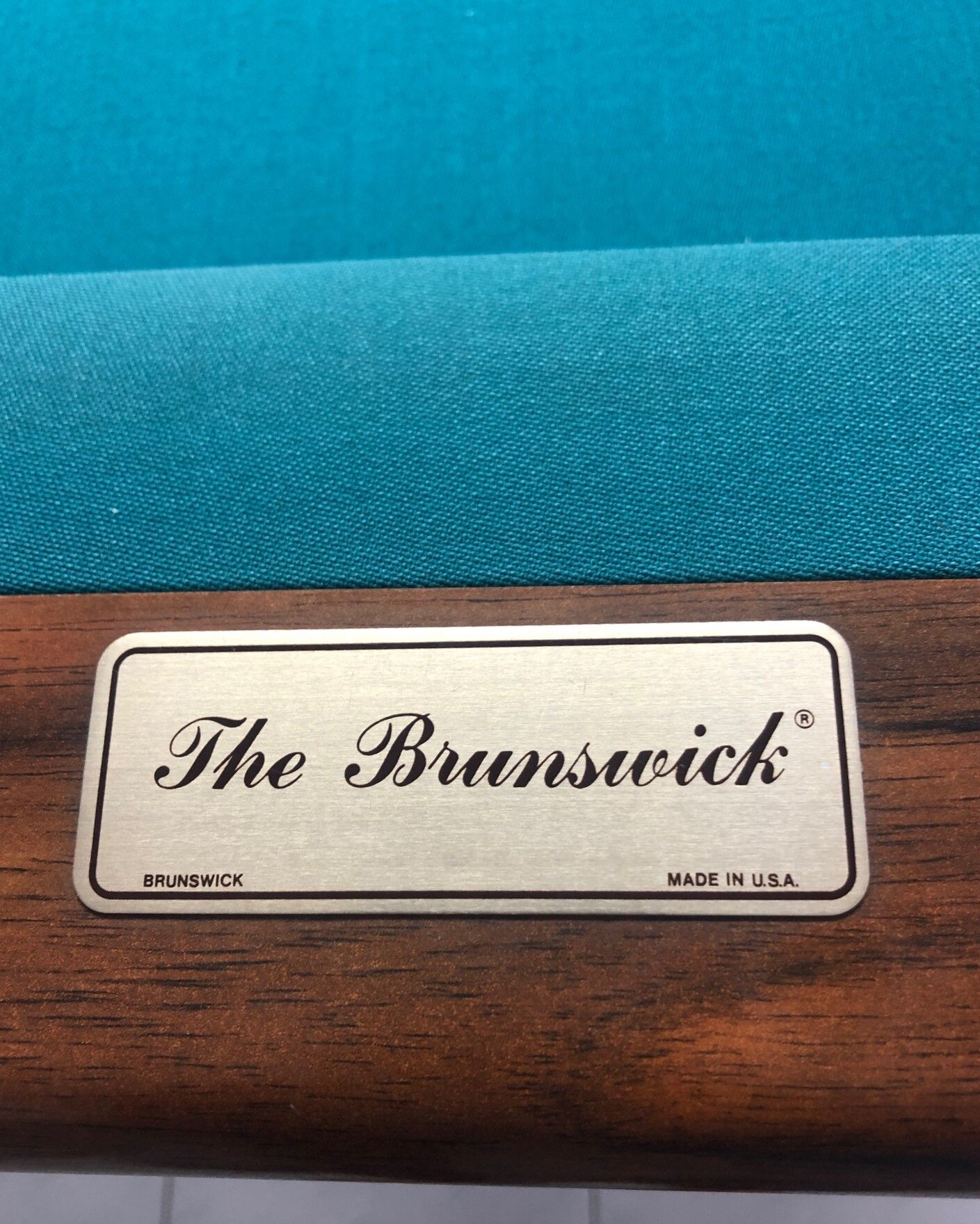 Billiards French, the Brunswick - Made in USA
