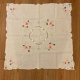 Tea tablecloth, handmade, france