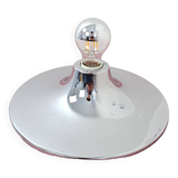 Chrome wall or ceiling light Goccia UFO design space age