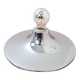 Chrome wall or ceiling light Goccia UFO design space age