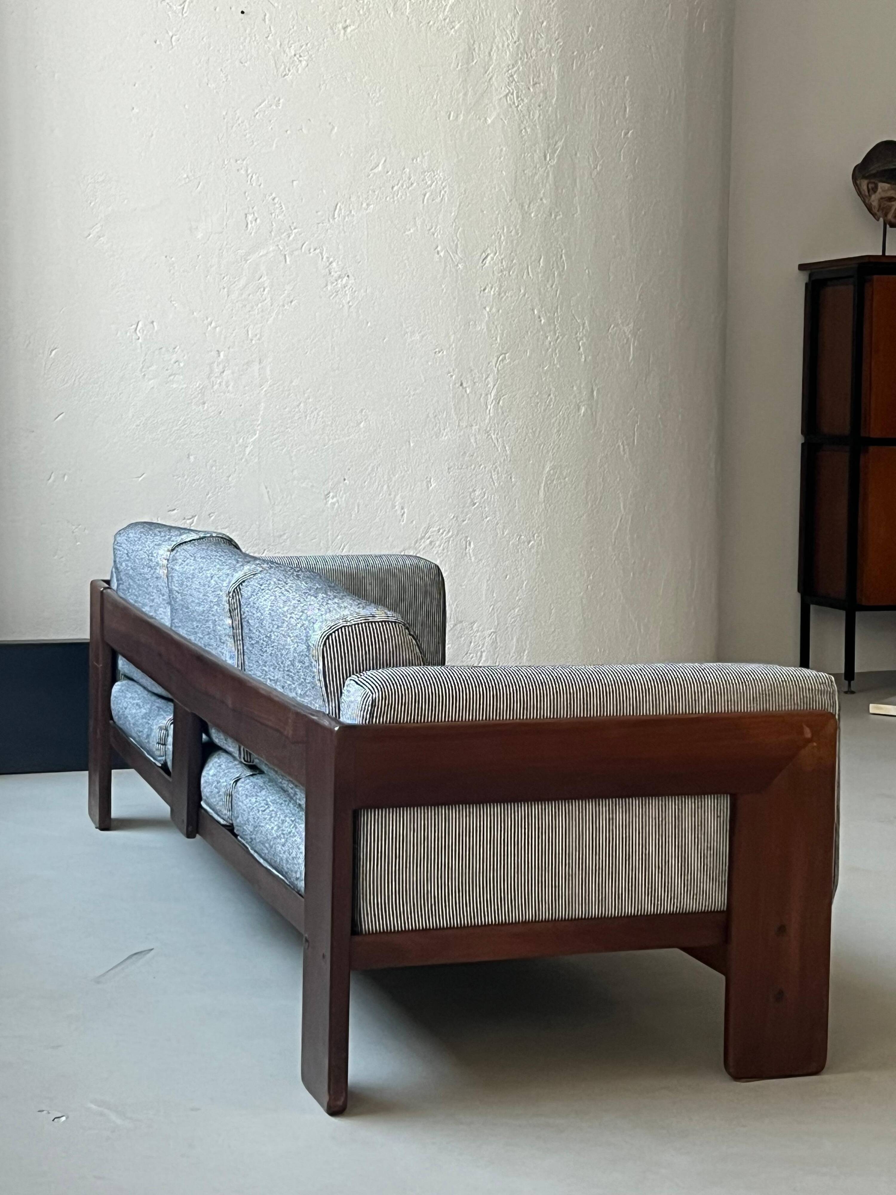 Sculptural Mid Century Bastiano sofa by Afra and Tobia Scarpa, Made in Italy