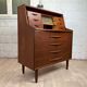 Vintage Scandinavian teak secretary, 60s