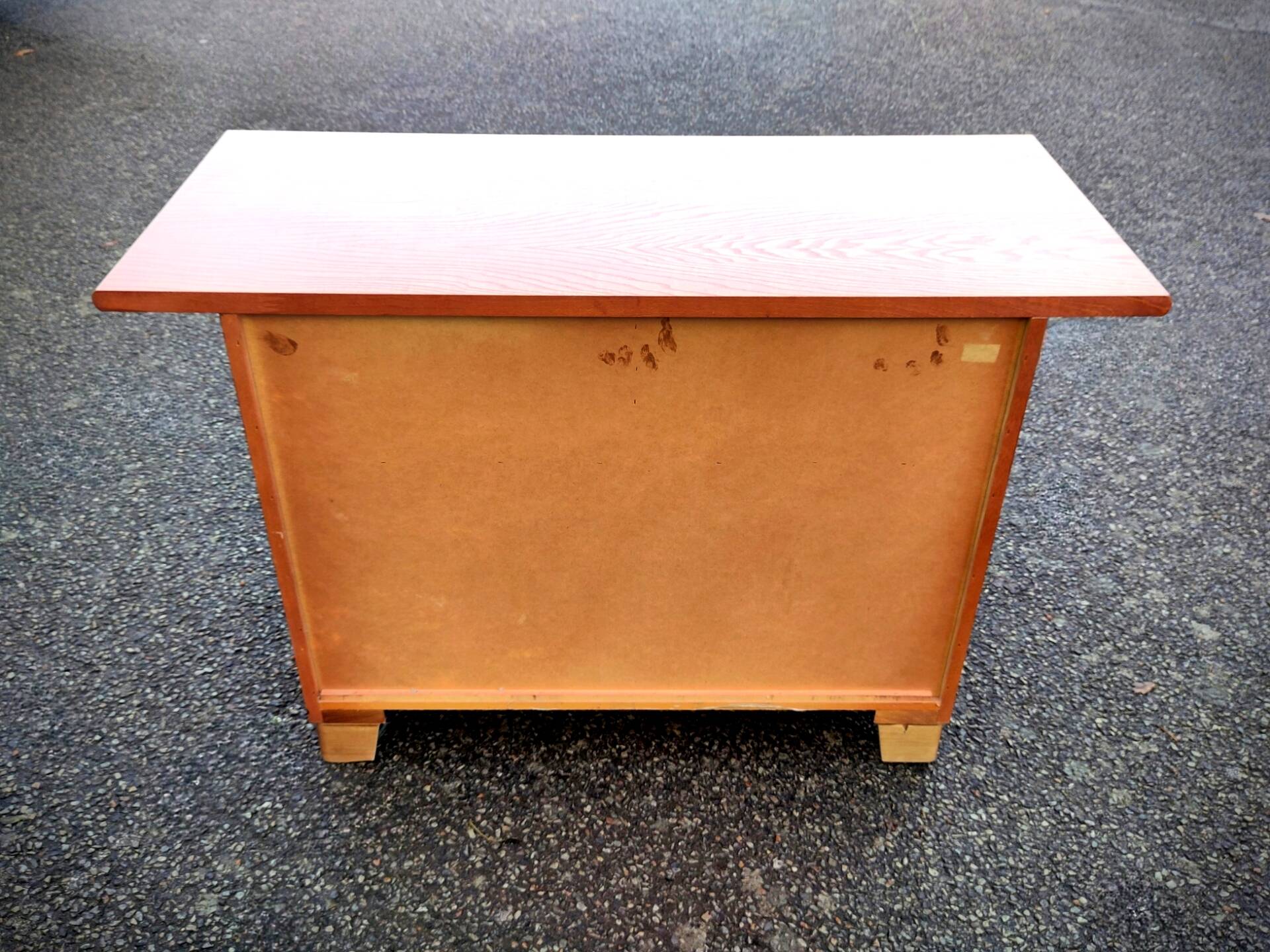 1960s rattan chest of drawers