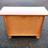 1960s rattan chest of drawers