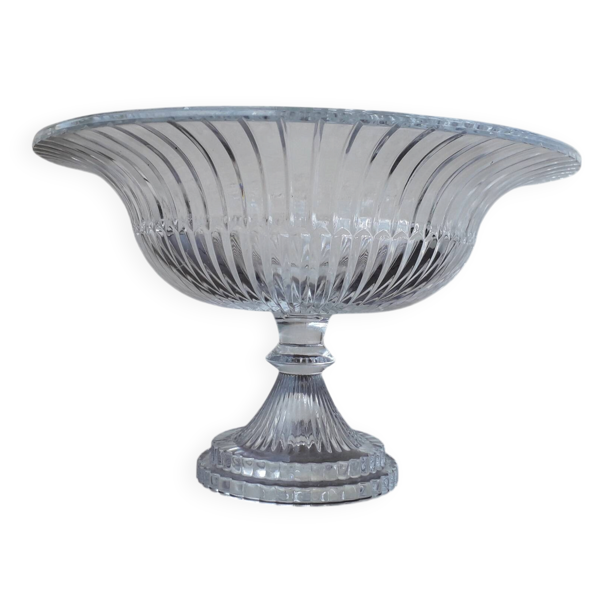 Coupe sur pied en verre