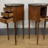 Pair of Louis XVI Style Bedside Tables