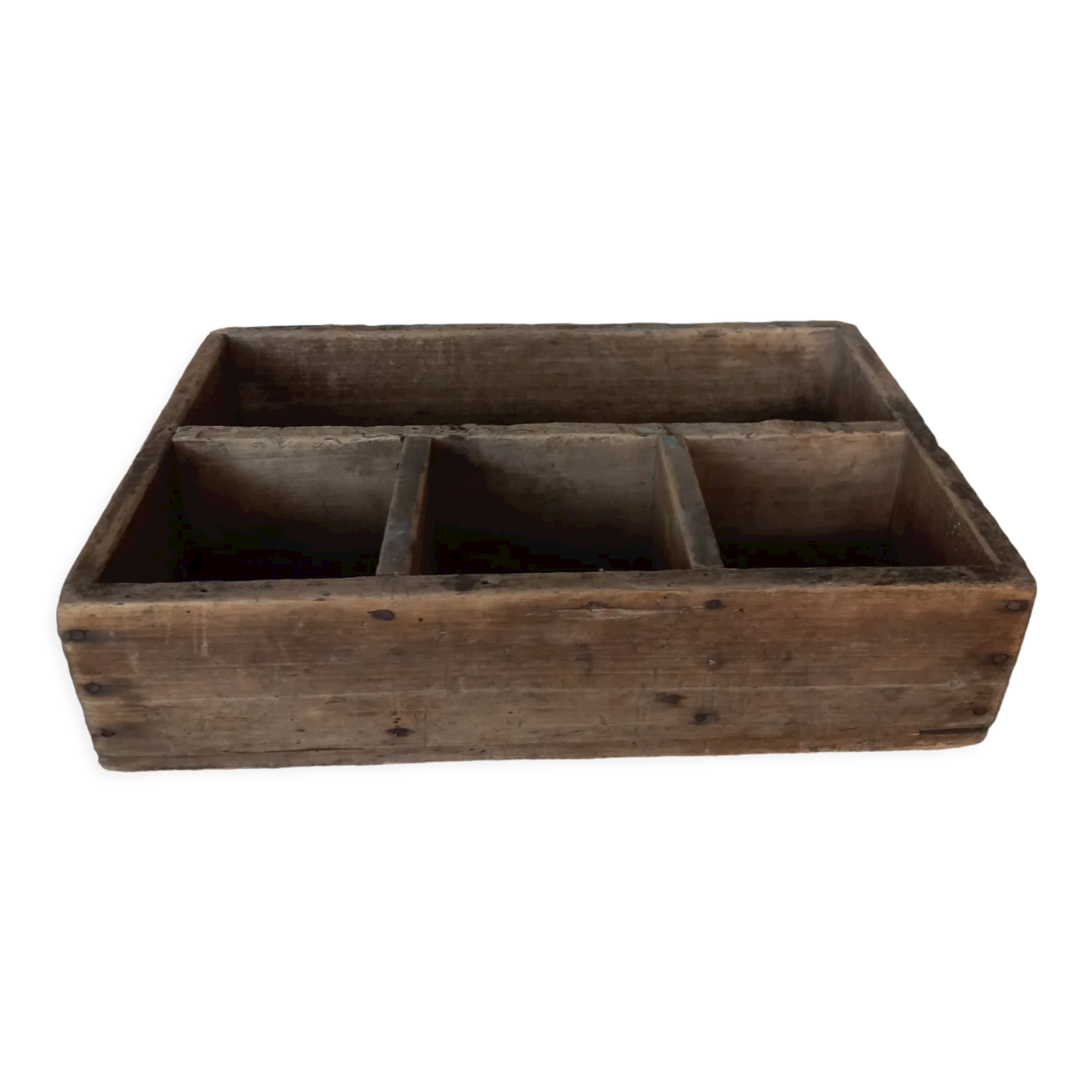 Old wooden tool box