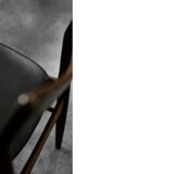 Vintage Mid-Century Scandinavian Modern Dining Chairs in Beech and Rosewood, 1960s, Set of 4