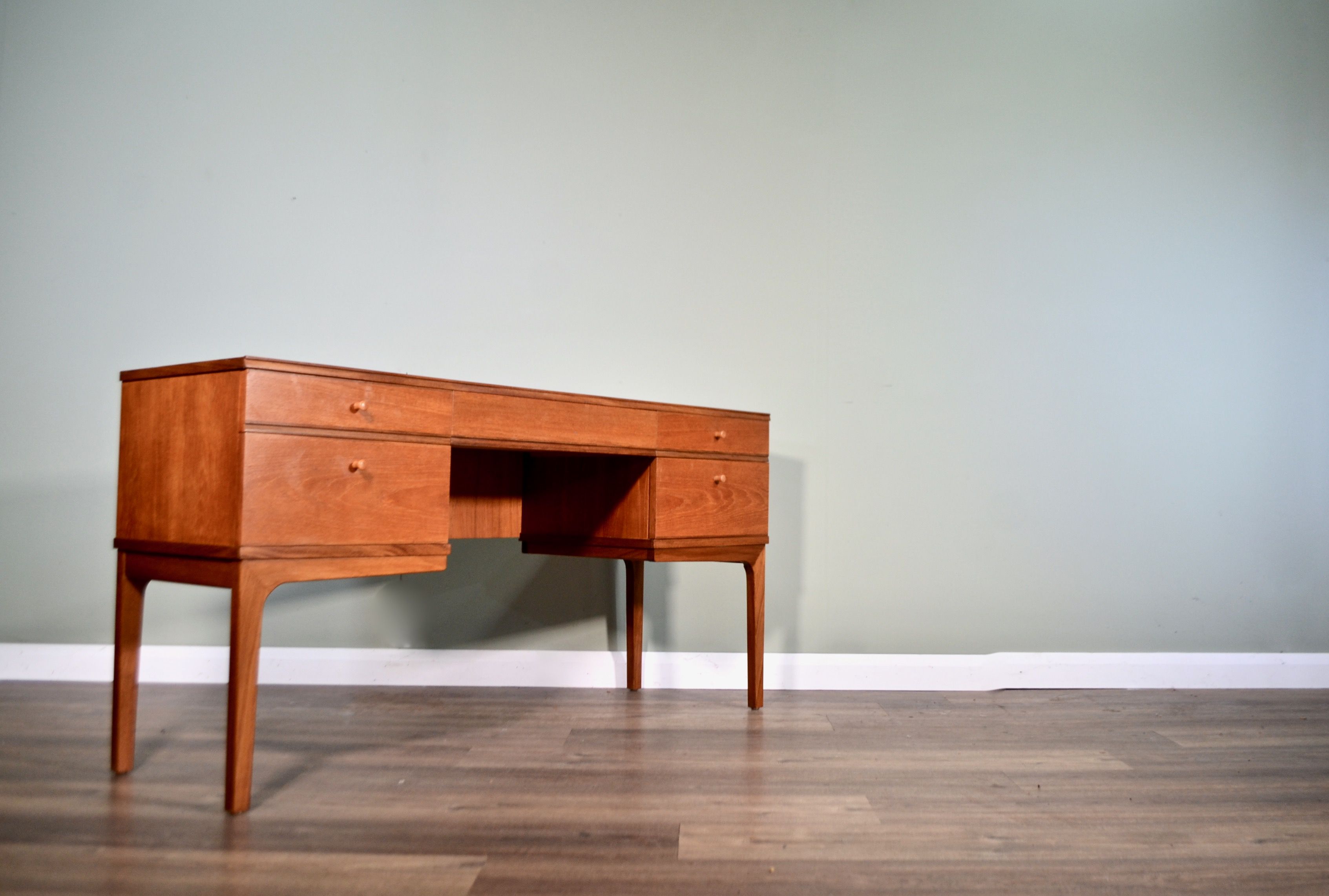 Midcentury Alfred Cox for Heals Desk / Dresser in Teak. Delivery. Modern / Danish Style.