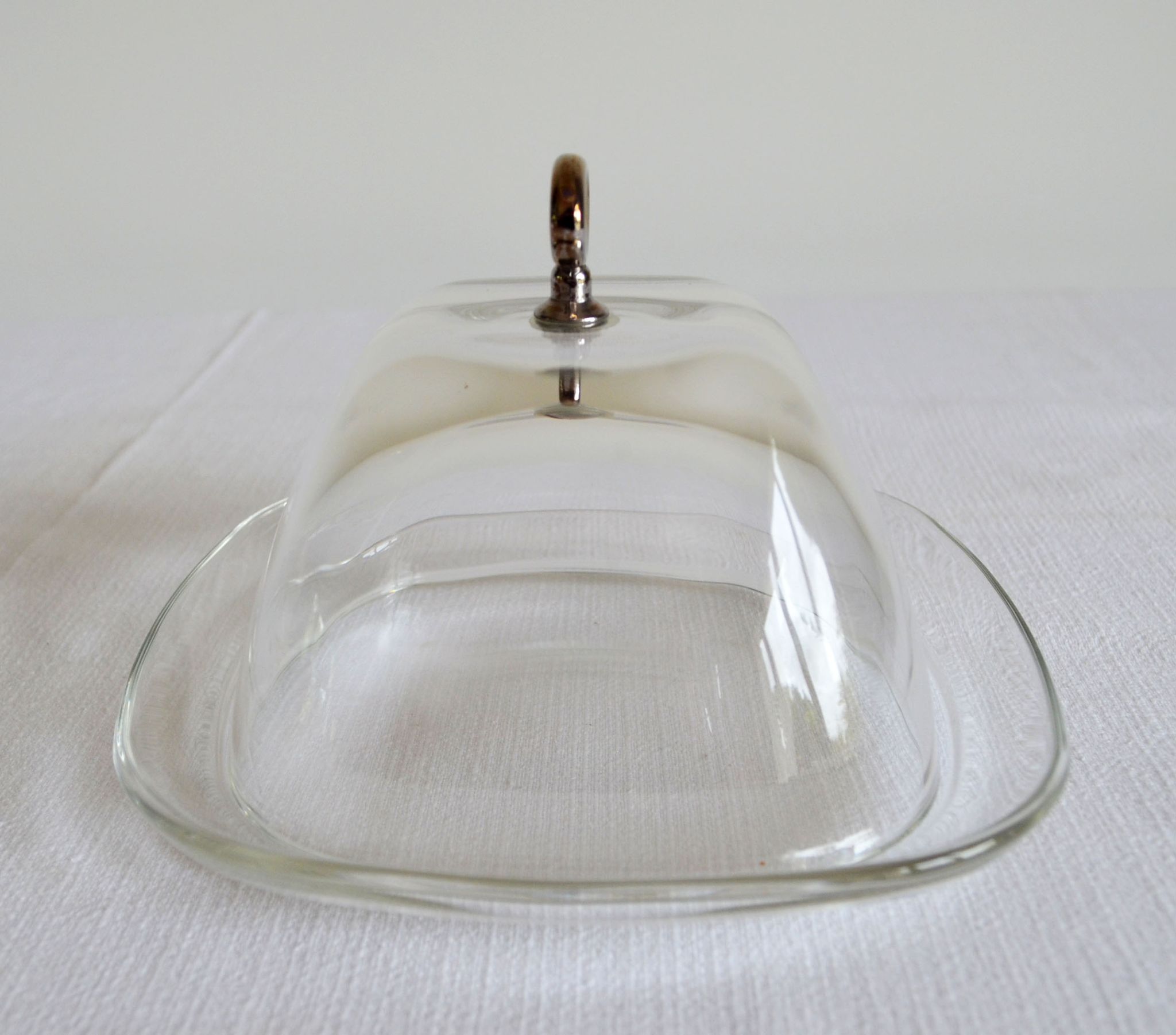 Bell and contemporary glass plate