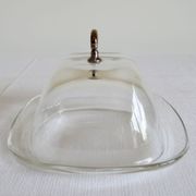 Bell and contemporary glass plate