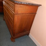 Chest of drawers with marble