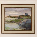 Original Swedish Oil on Canvas "Landscape"- by Sture Vilhelm (Ville) Walden