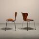 Arne Jacobsen Series 7 Chairs Rosewood Model 3107 for Fritz Hansen Denmark