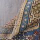 Oversize Handknotted Geometric Vintage Rug sku 1905