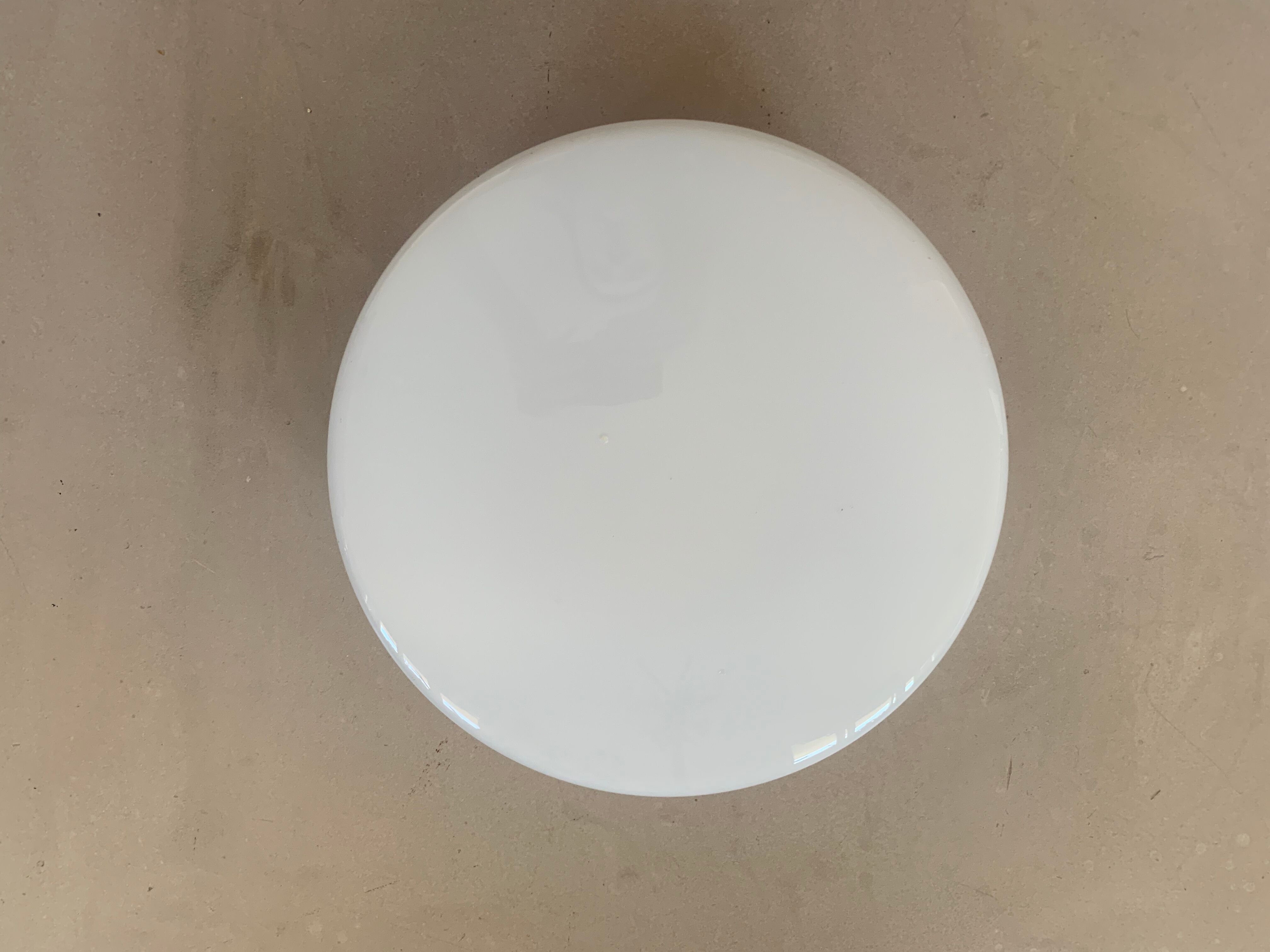 Ceiling lamp opaline D28cm