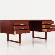 Teak desk design by Kai Kristiansen scandinavian design of the 1970s