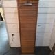 Oak curtain filing cabinet