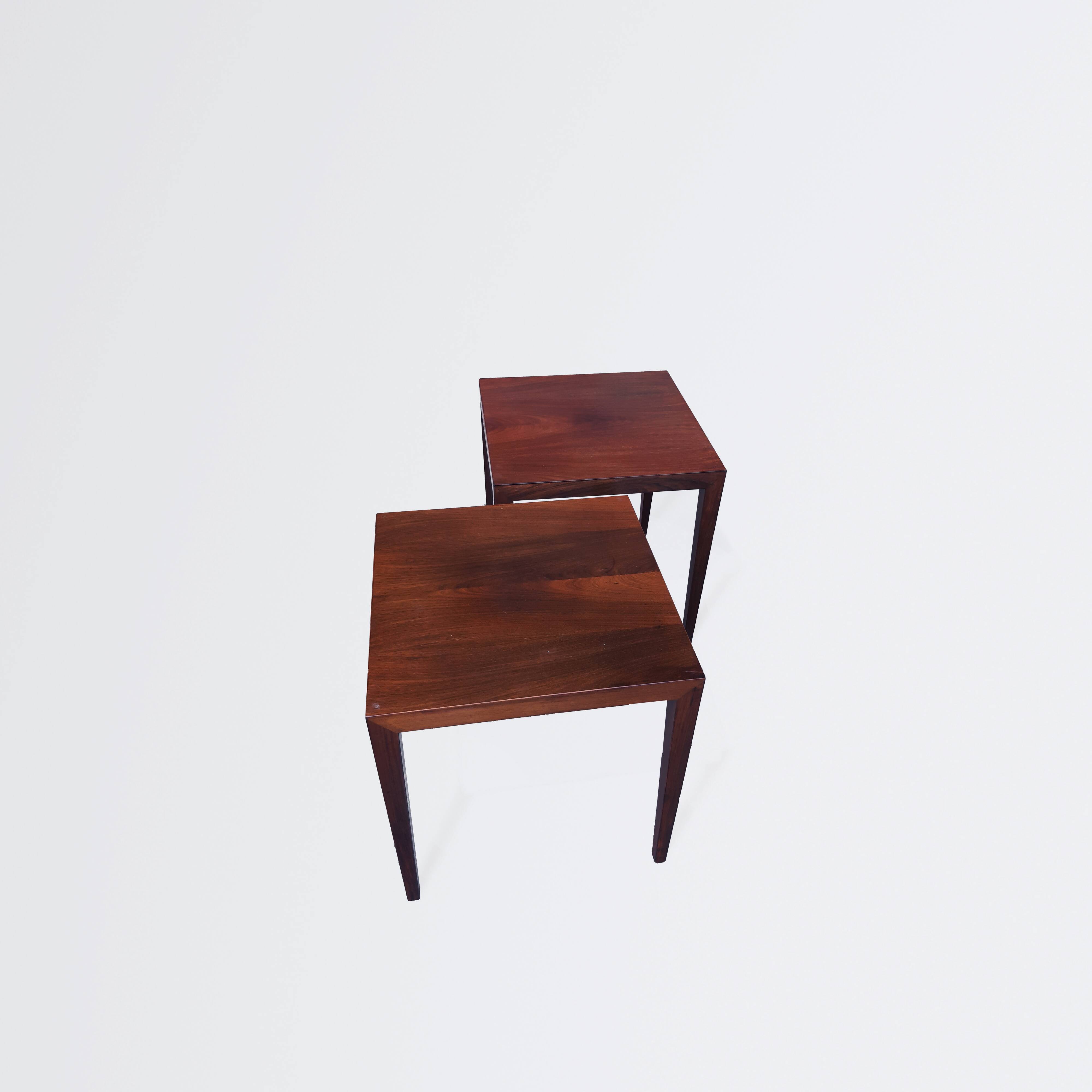 Pair of side tables model no 162 by Severin Hansen (Danish, 1903 - 1979)